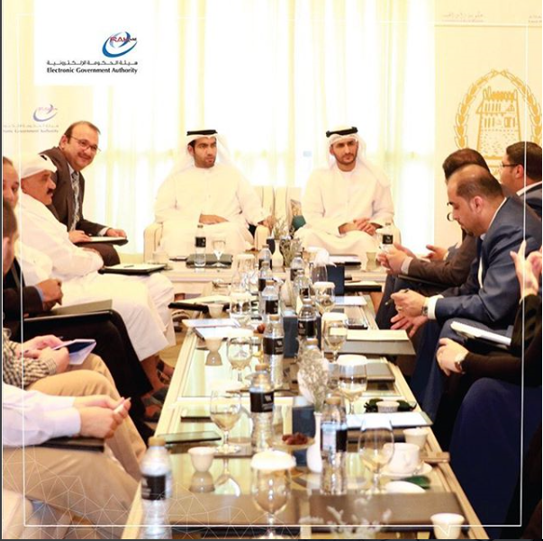 Read more about the article Discussing ways of joint cooperation between the two Parties, the Electronic Government Authority and the Ras Al Khaimah Economic Zones Authority